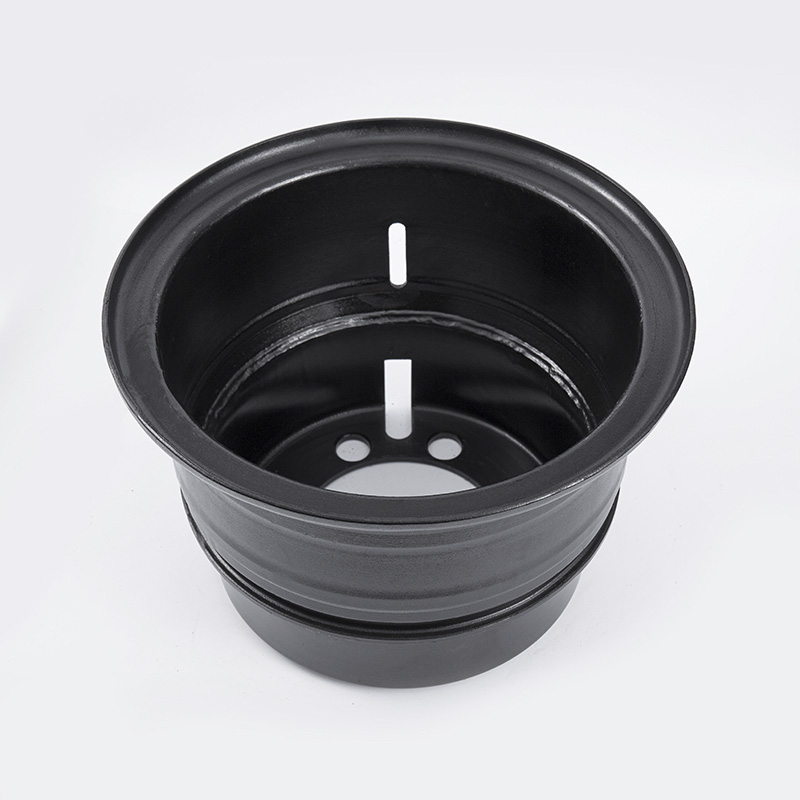 Hangzhou forklift 45R dual wheel solid steel rim 825-15